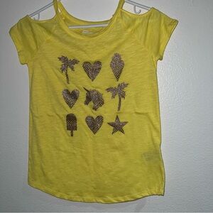 Epic Threads Big Girls Printed Cold Shoulder T-Shirt